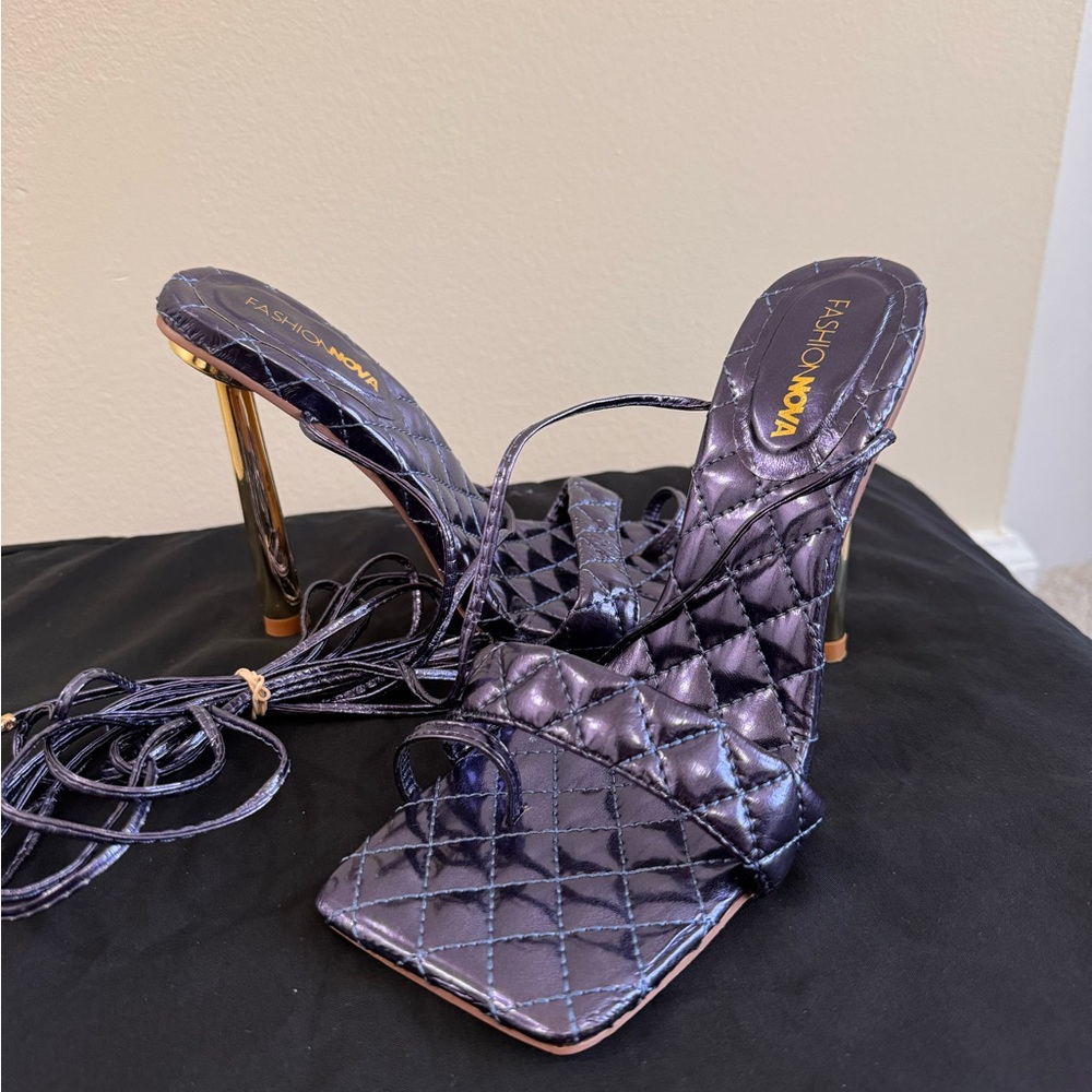Fashion Nove crisscross heels